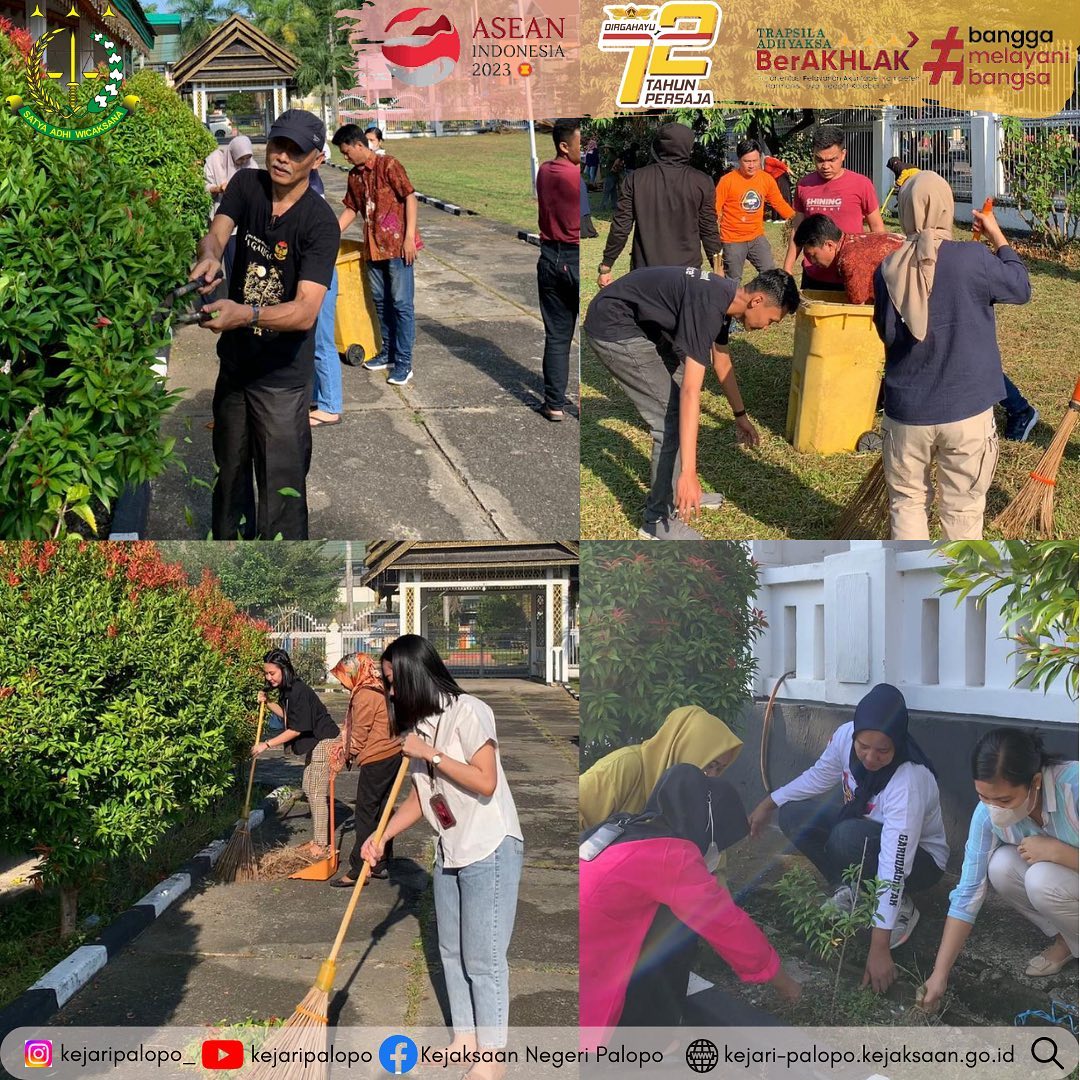 Giat Kerja Bakti Kebersihan Kedatuan