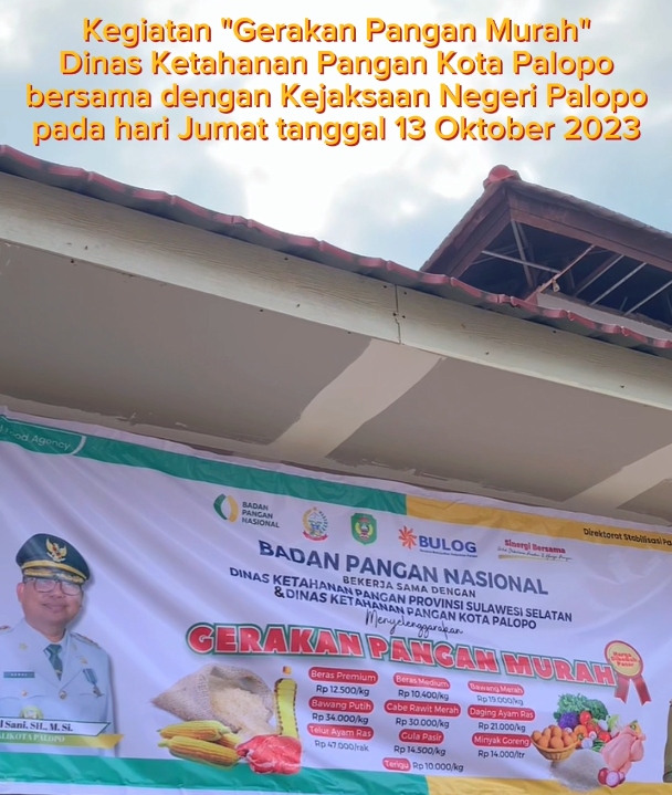 Pasar Murah 13 Oktober 2023
