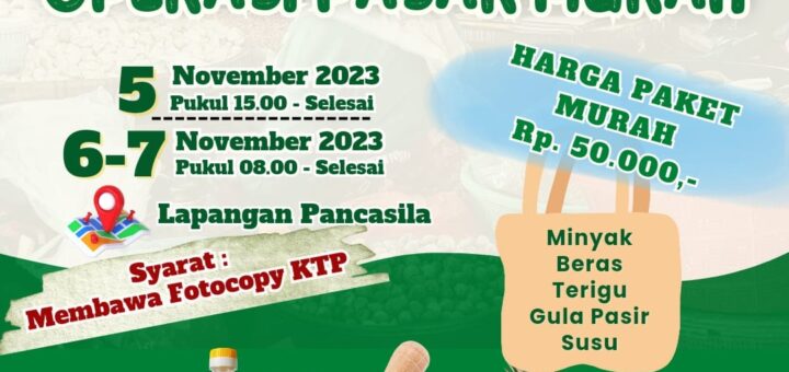 Operasi Pasar Murah November 2023