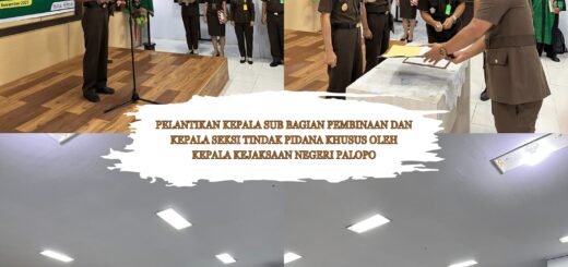 Pelantikan Kasubagbin Kaspidsus