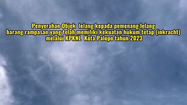 Penyerahan Objek Lelang 2023