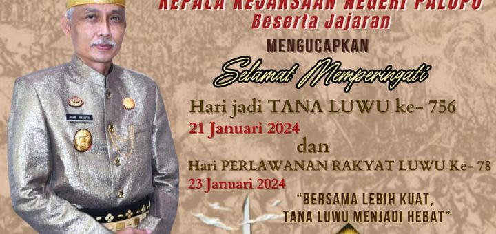 Hari Jadi Luwu 756 perlawanan rakyat luwu 78