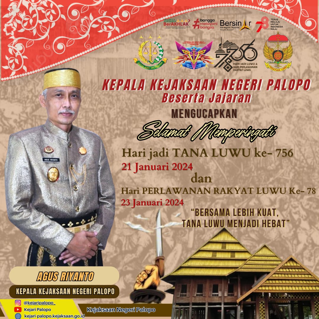 Hari Jadi Luwu 756 perlawanan rakyat luwu 78