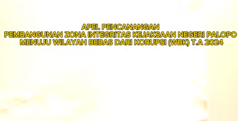 Apel Pencanangan ZI 2024