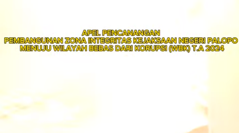 Apel Pencanangan ZI 2024