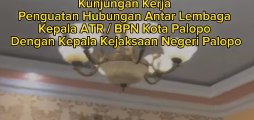 Kunker Kepala ATR/BPN Kota Palopo