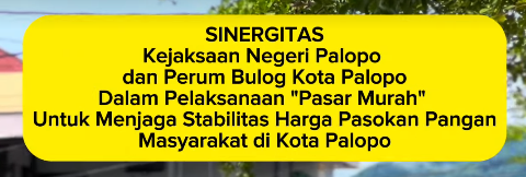 Pasar Murah Kejari Palopo & Bulog