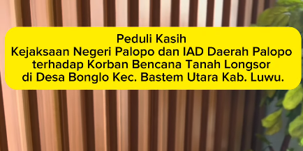 Peduli Kasih KN Palopo & IAD Palopo