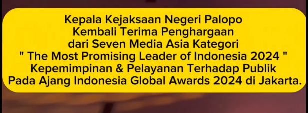 The Most Promising Leader of Indonesia 2024