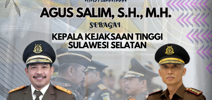 Pelantikan Kajati Agus Salim