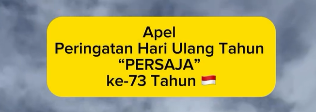Apel HUT PERSAJA 2024