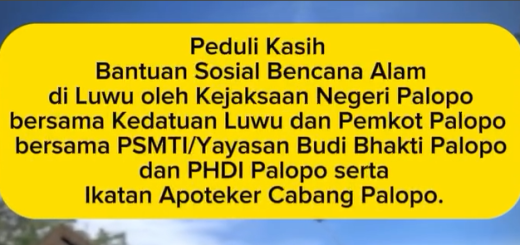 Bantuan Sosial Bencana di Luwu