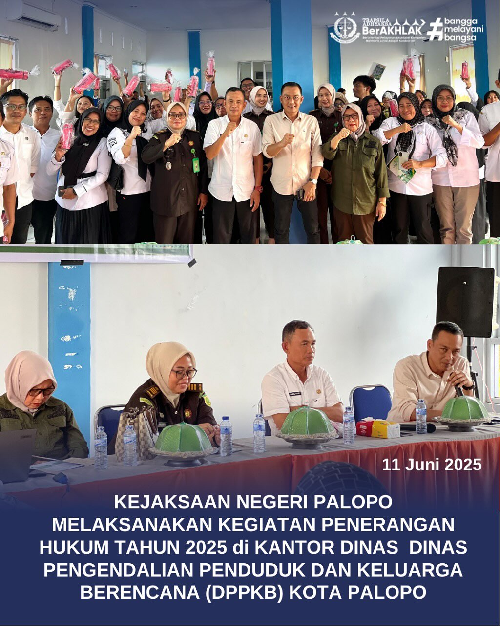 KEJAKSAAN NEGERI PALOPOMELAKSANAKAN KEGIATAN PENERANGAN HUKUM TAHUN 2025 di KANTOR DINAS DINAS PENGENDALIAN PENDUDUK DAN KELUARGA BERENCANA (DPPKB) KOTA PALOPO